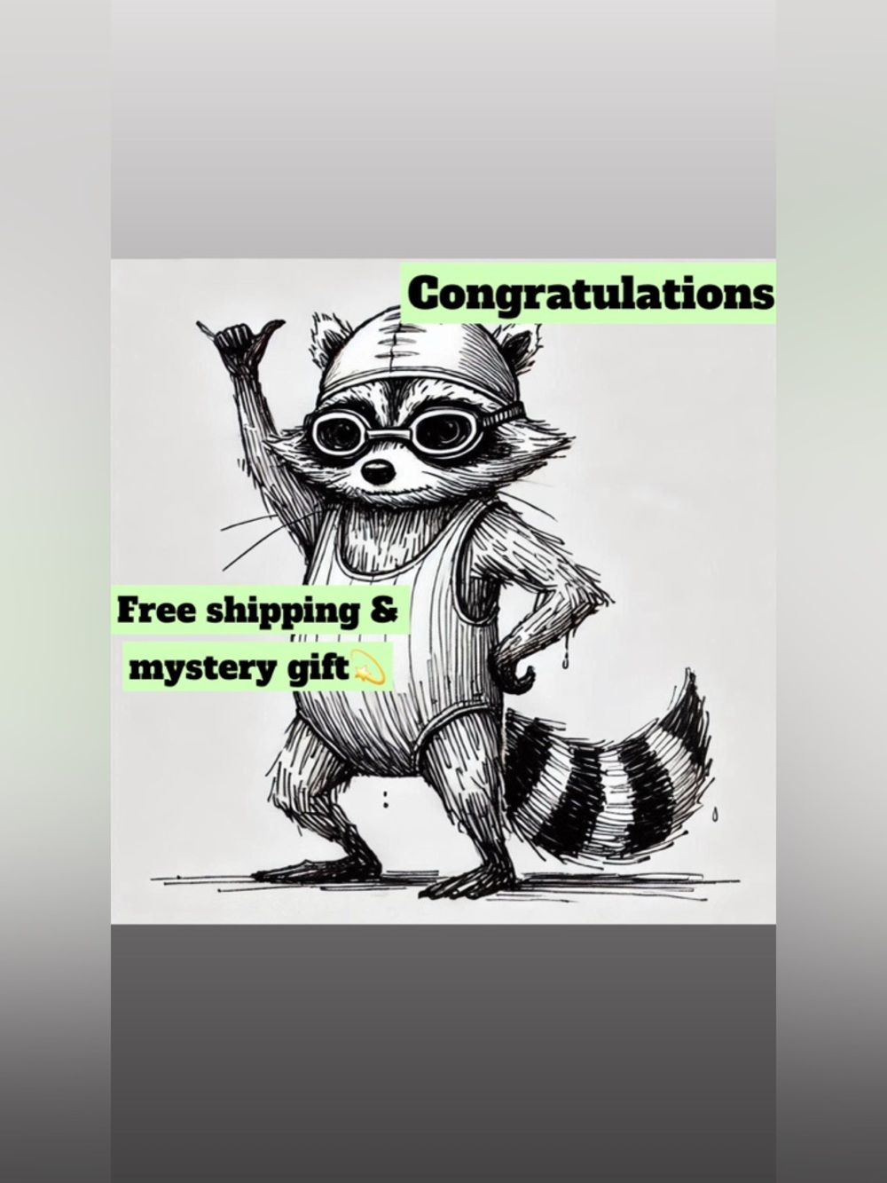 🫧Giveaway🫧- Raccoon not for sale🔺